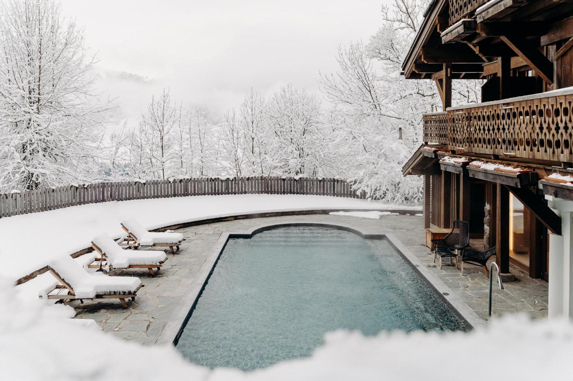 Les Chalets Du Mont D'Arbois & Spa, Megeve Megève Exterior foto